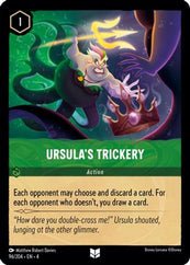 Lorcana - Ursula's Trickery - 96/204 - Uncommon - Ursula's Return - Top CollectiblesCollectible CardsLorcana