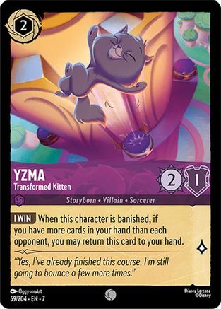 Lorcana - Yzma (Transformed Kitten) - 59/204 - Common - Archazia&