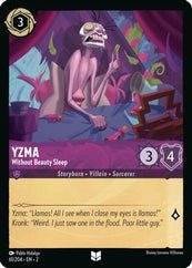 Lorcana - Yzma (Without Beauty Sleep) - 61/204 - Uncommon - Rise of the Floodborn - Top CollectiblesCollectible CardsLorcana
