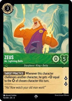 Lorcana - Zeus (Mr. Lightning Bolts) - 92/204 - Super Rare - Ursula's Return - Top CollectiblesCollectible CardsLorcana