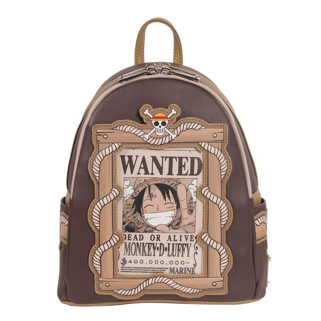 Loungefly - One Piece Wanted Dead or Alive Monkey D. Luffy Mini - Backpack *Entertainment Earth Exclusive* - Top CollectiblesBackpackLoungefly