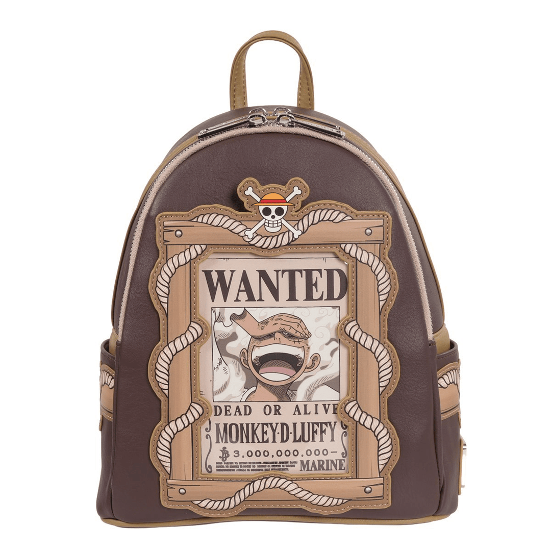Loungefly - One Piece Wanted Dead or Alive Monkey D. Luffy Mini - Backpack *Entertainment Earth Exclusive* - Top CollectiblesBackpackLoungefly