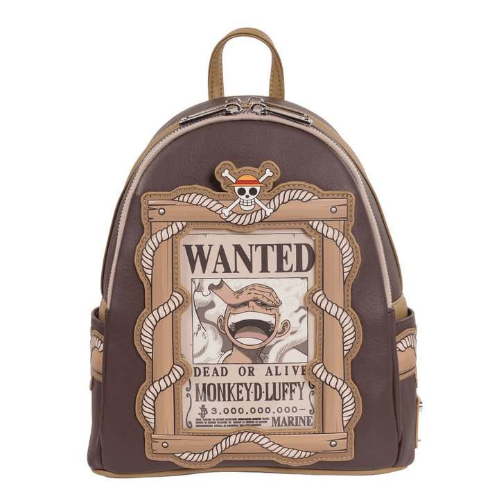 Loungefly - One Piece Wanted Dead or Alive Monkey D. Luffy Mini - Backpack *Entertainment Earth Exclusive* - Top CollectiblesBackpackLoungefly