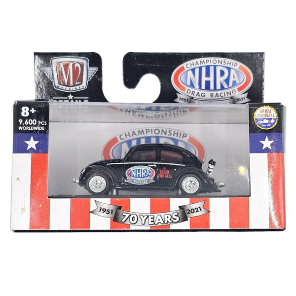 M2 Machines - 1953 Volkswagen Beetle Deluxe U.S.A. Model - 2021 NHRA Series *Walmart Exclusive* - Top CollectiblesDiecastM2 Machines