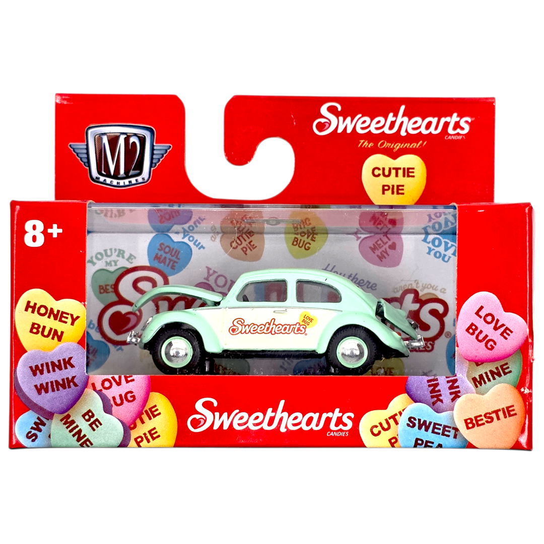 M2 Machines - 1953 VW Beetle Deluxe European Model - 2024 Sweethearts Series *Walmart Exclusive* - Top CollectiblesDiecastM2 Machines