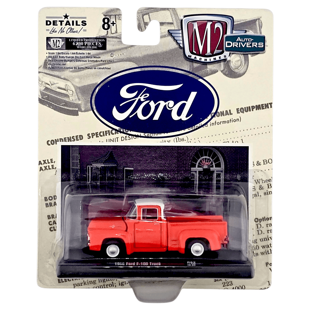 M2 Machines - 1956 Ford F - 100 Truck - 2020 Auto - Drivers Series - Top CollectiblesDiecastM2 Machines