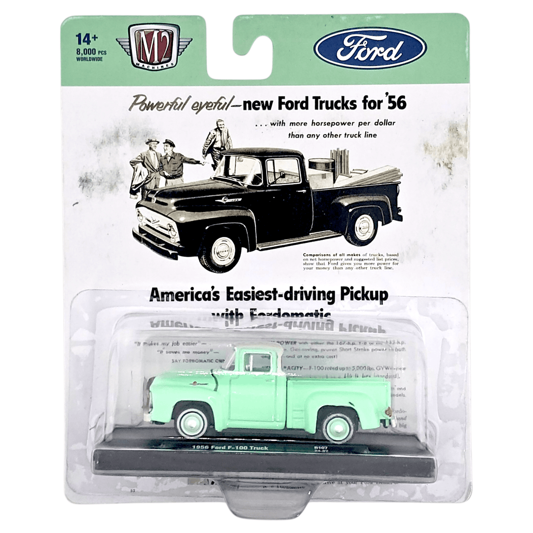 M2 Machines - 1956 Ford F - 100 Truck - 2024 Auto - Drivers Series - Top CollectiblesDiecastM2 Machines