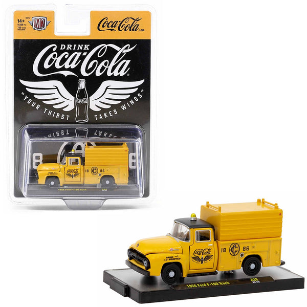 M2 Machines - 1956 Ford F - 100 Truck - 2024 Coca - Cola Series - Top CollectiblesDiecastM2 Machines