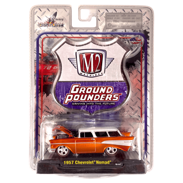 M2 Machines - 1957 Chevrolet Nomad - 2010 Ground Pounders Series - Top CollectiblesDiecastM2 Machines