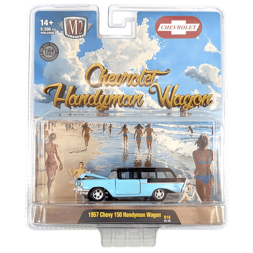 M2 Machines - 1957 Chevy 150 Handyman Wagon - 2025 Diorama Series - Top CollectiblesDiecastM2 Machines