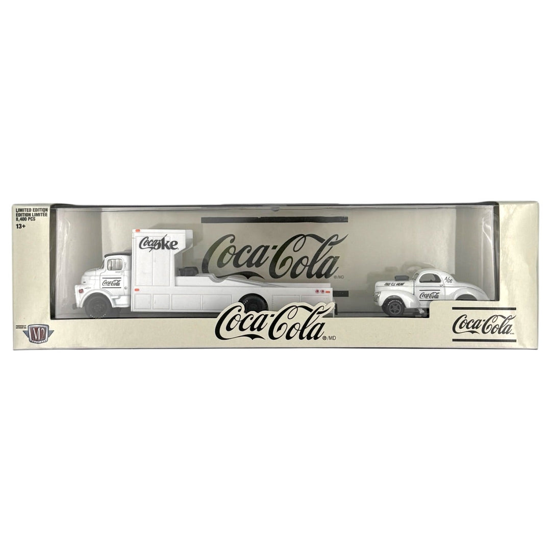 M2 Machines - 1957 Dodge CEO & 1941 Willys Coupe Gasser - 2022 Coca - Cola Auto - Hauler Series - Top CollectiblesDiecastM2 Machines