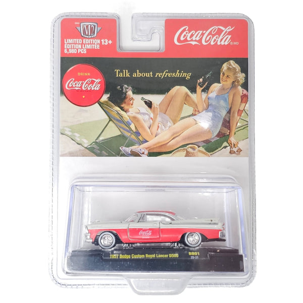 M2 Machines - 1957 Dodge Custom Royal Lancer D500 - 2020 Coca - Cola Series - Top CollectiblesDiecastM2 Machines