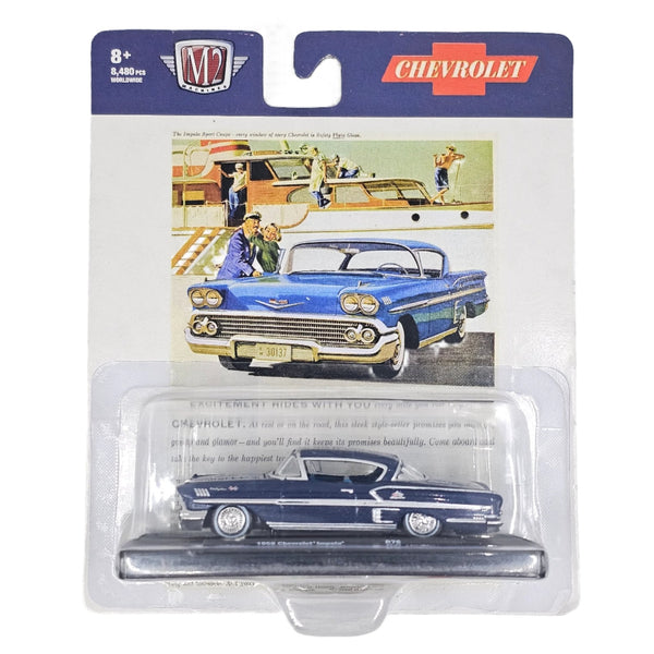 M2 Machines - 1958 Chevrolet Impala - 2022 Auto - Drivers Series - Top CollectiblesDiecastM2 Machines