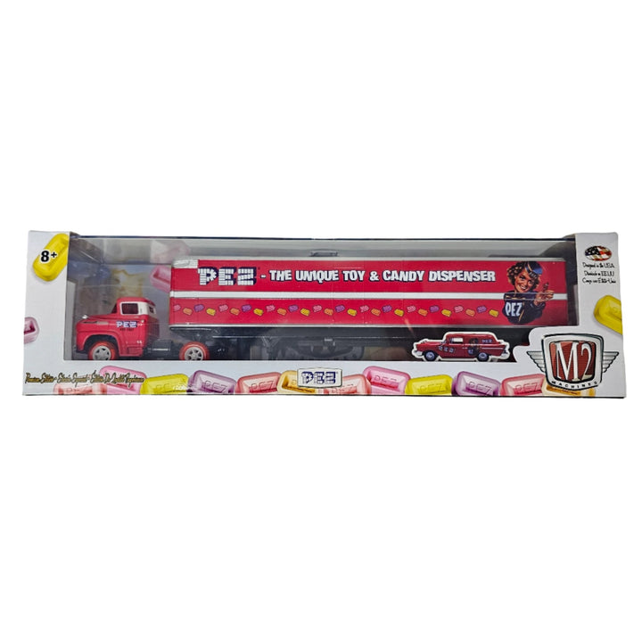 M2 Machines - 1958 Chevrolet Spartan LCF &amp; 1957 Chevrolet Sedan Delivery - 2017 Auto - Haulers Series *1 of 168 Super Chase* - Top CollectiblesDiecastM2 Machines