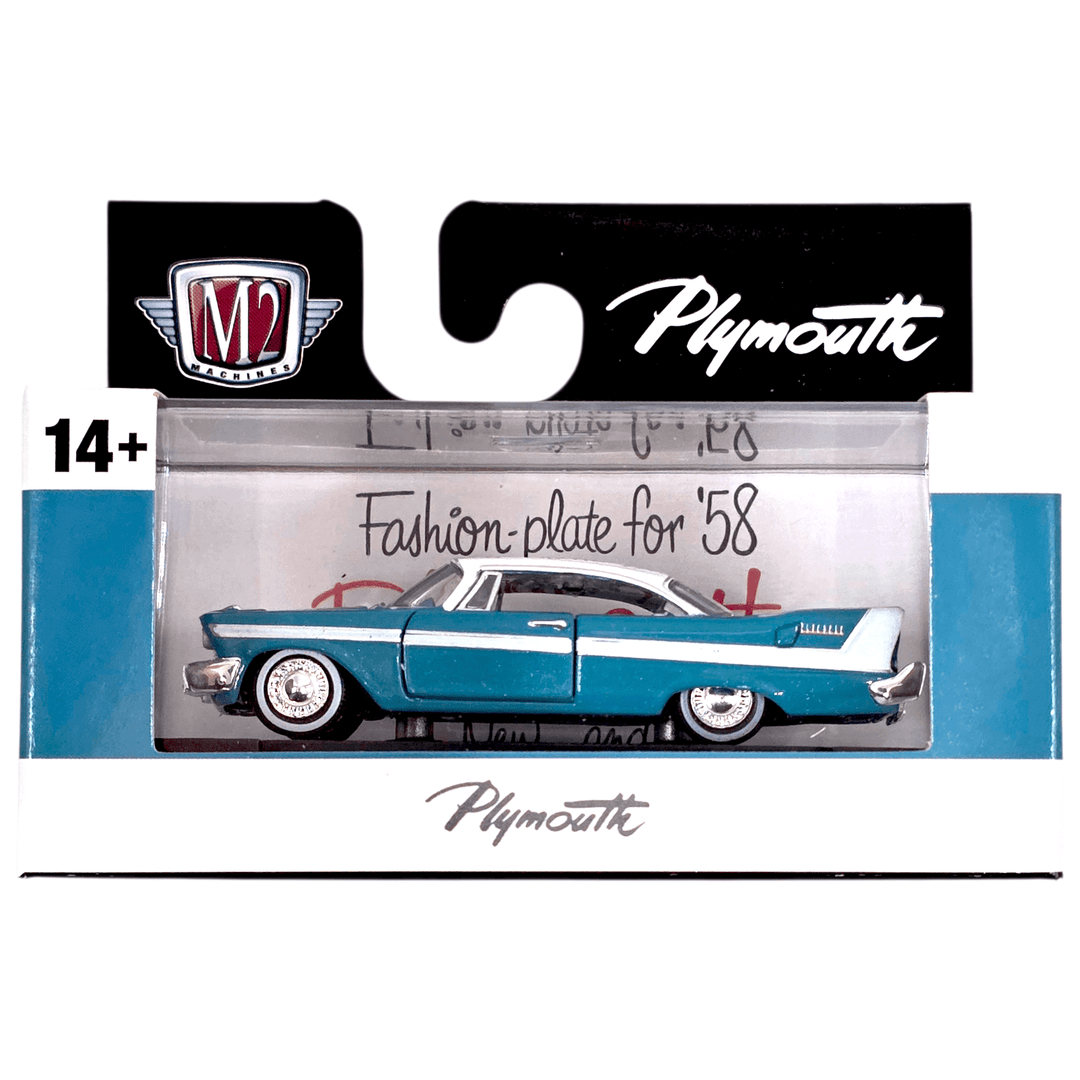 M2 Machines - 1958 Plymouth Belvedere - 2026 Auto - Thentics Series - Top CollectiblesDiecastM2 Machines