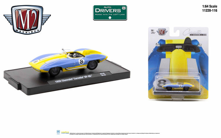 M2 Machines - 1959 Chevrolet Corvette XP - 86 - 2024 Auto - Drivers Series - Top CollectiblesDiecastM2 Machines