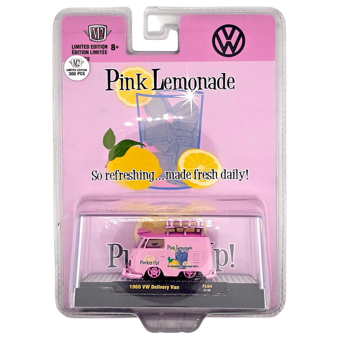 M2 Machines - 1960 Volkswagen Delivery Van Pink Lemonade – 2022 VW Series *Chase* - Top CollectiblesDiecastM2 Machines