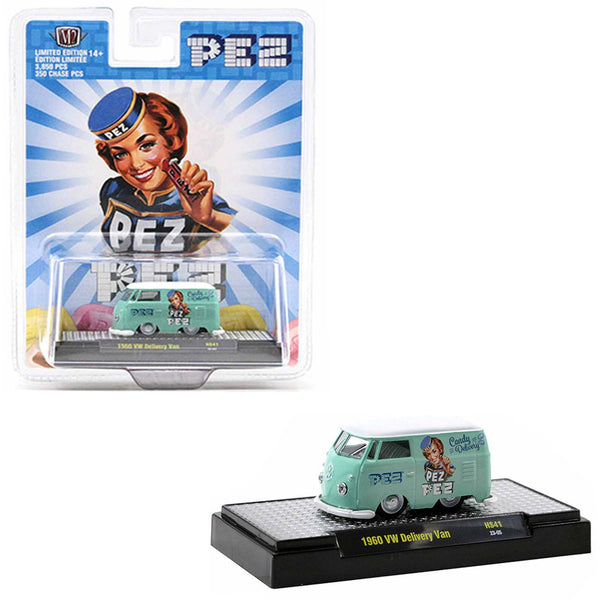 M2 Machines - 1960 Volkswagen VW Delivery Van Short Bus Custom - 2023 PEZ Series *Hobby Exclusive* - Top CollectiblesDiecastM2 Machines