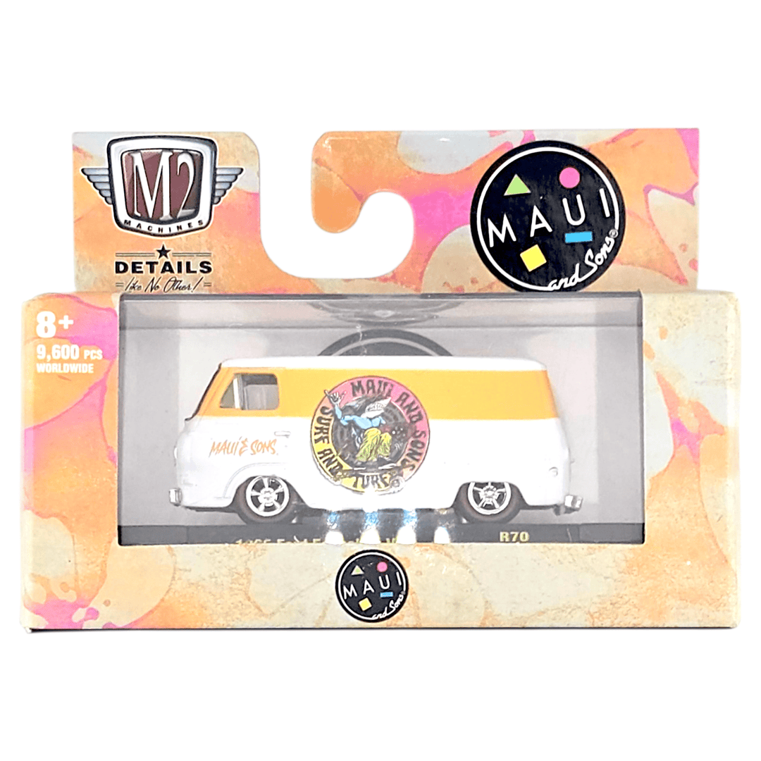 M2 Machines - 1965 Ford Econoline Delivery Van - 2022 Maui and Sons Series - Top CollectiblesDiecastM2 Machines