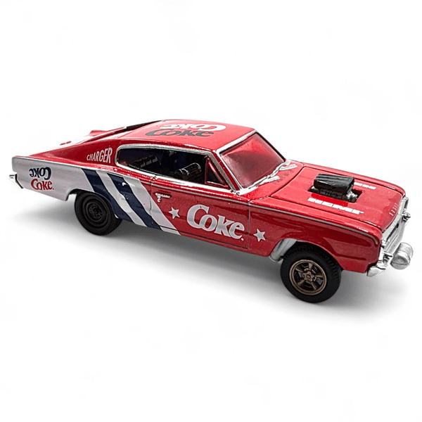 M2 Machines - 1966 Dodge Charger Gasser - 2024 Coca - Cola Series - Top CollectiblesDiecastM2 Machines