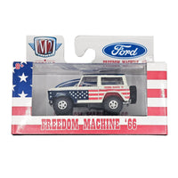 M2 Machines - 1966 Ford Bronco - 2023 Freedom Machine Series *O'Reilly Auto Parts Exclusive* - Top CollectiblesDiecastM2 Machines