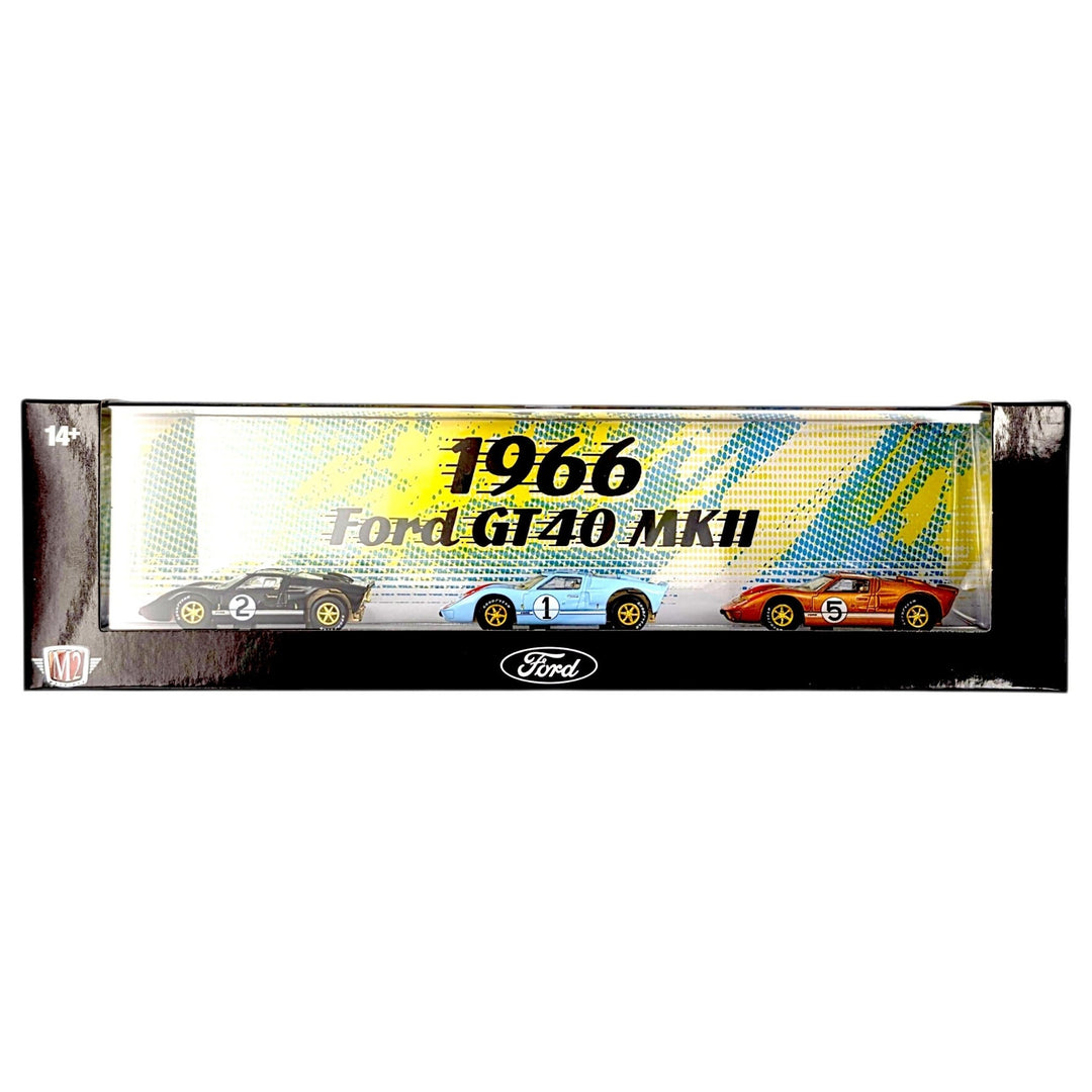 M2 Machines - 1966 Ford GT40 MK II 3-Pack - 2026 Auto-Haulers Series *Chase* - Top CollectiblesDiecastM2 Machines