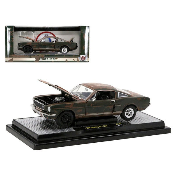 M2 Machines - 1966 Shelby GT350 - Dull Rusted Green - 2023 *1:24 Scale* - Top CollectiblesDiecastM2 Machines