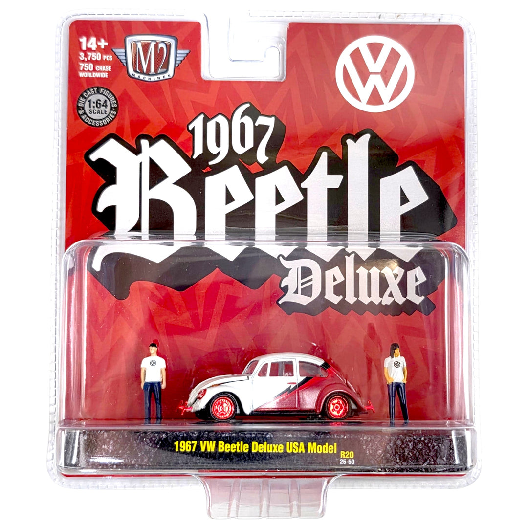 M2 Machines - 1967 VW Beetle Deluxe USA Model - 2026 Diorama Series *Chase* - Top CollectiblesDiecastM2 Machines