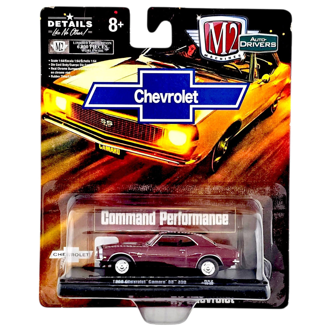 M2 Machines - 1968 Chevrolet Camaro SS 350 - 2022 Auto-Drivers Series - Top CollectiblesDiecastM2 Machines