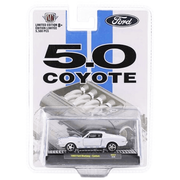 M2 Machines - 1968 Ford Mustang Custom - 2022 5.0 Coyote Series - Top CollectiblesDiecastM2 Machines