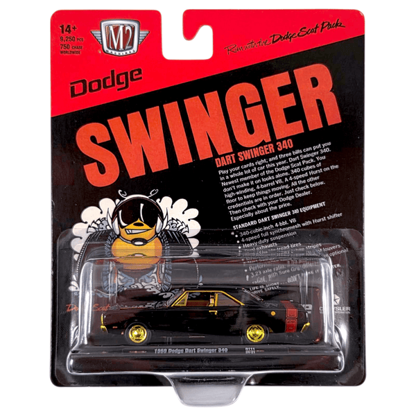 M2 Machines - 1969 Dodge Dart Swinger 340 - 2025 Auto - Drivers Series *Chase* - Top CollectiblesDiecastM2 Machines