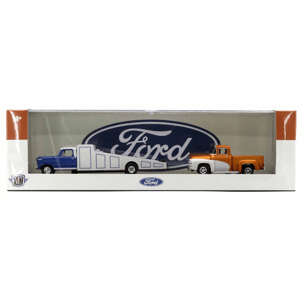 M2 Machines - 1969 Ford F - 350 & 1956 Ford F - 100 Truck - 2023 Auto - Haulers Series - Top CollectiblesDiecastM2 Machines