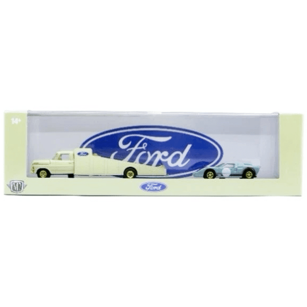 M2 Machines - 1969 Ford F - 350 & 1966 Ford GT40 MK II - 2025 Auto - Haulers Series *Chase* - Top CollectiblesDiecastM2 Machines