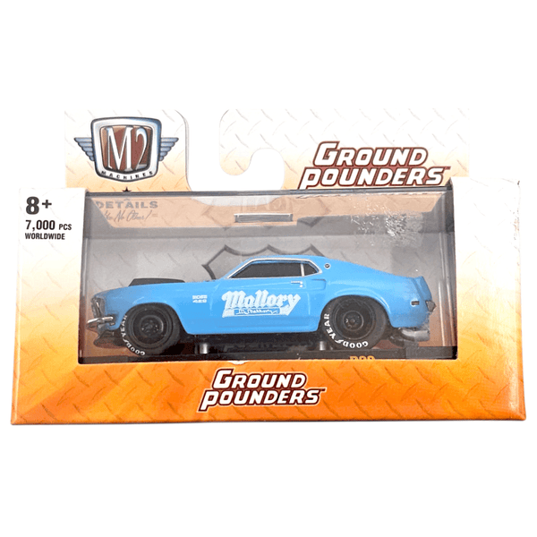 M2 Machines - 1969 Ford Mustang Boss 429 - 2021 Ground Pounders Series - Top CollectiblesDiecastM2 Machines