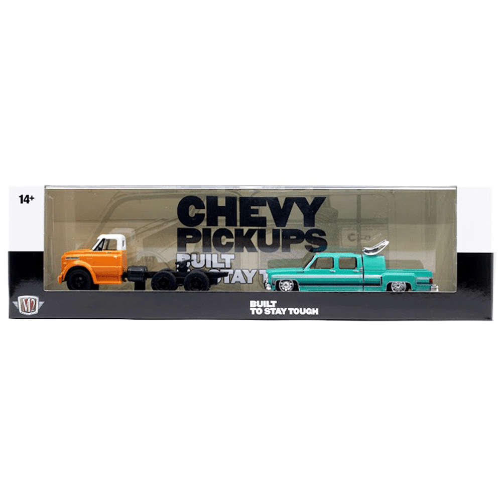 M2 Machines - 1970 Chevrolet C60 Truck & 1974 Chevrolet Cheyenne Super 30 - 2026 Auto - Haulers Series - Top CollectiblesDiecastM2 Machines