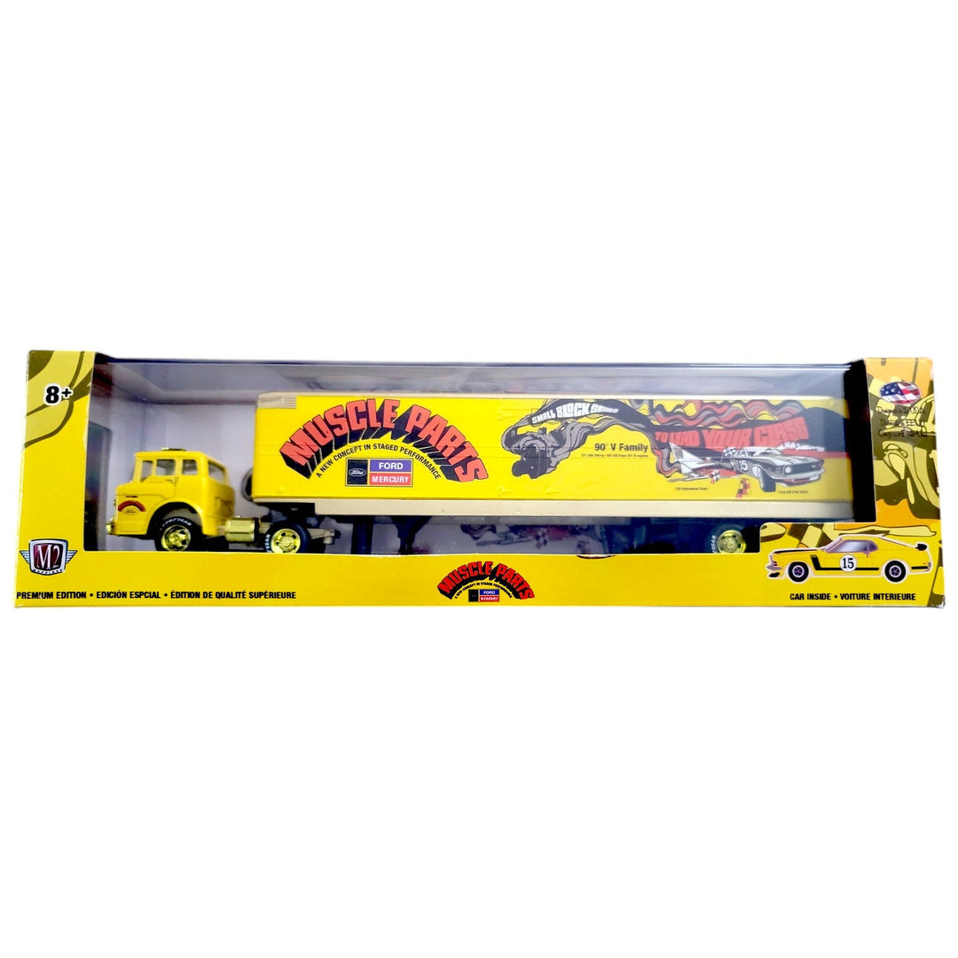 M2 Machines - 1970 Ford C-600 & 1970 Ford Mustang Boss 302 - 2019 *Chase* - Top CollectiblesDiecastM2 Machines