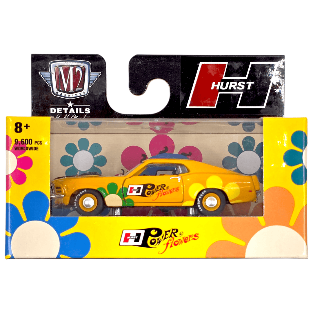 M2 Machines - 1970 Ford Mustang 428 SCJ - 2022 Hurst Power Flowers Series - Top CollectiblesDiecastM2 Machines