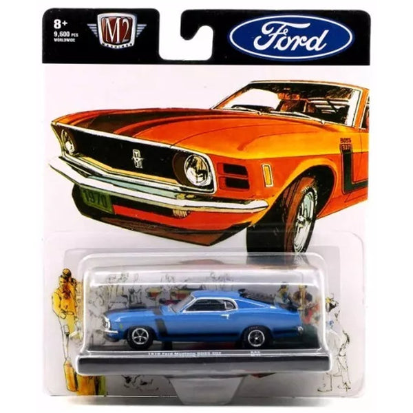 M2 Machines - 1970 Ford Mustang Boss 302 - 2022 Auto - Drivers Series - Top CollectiblesDiecastM2 Machines