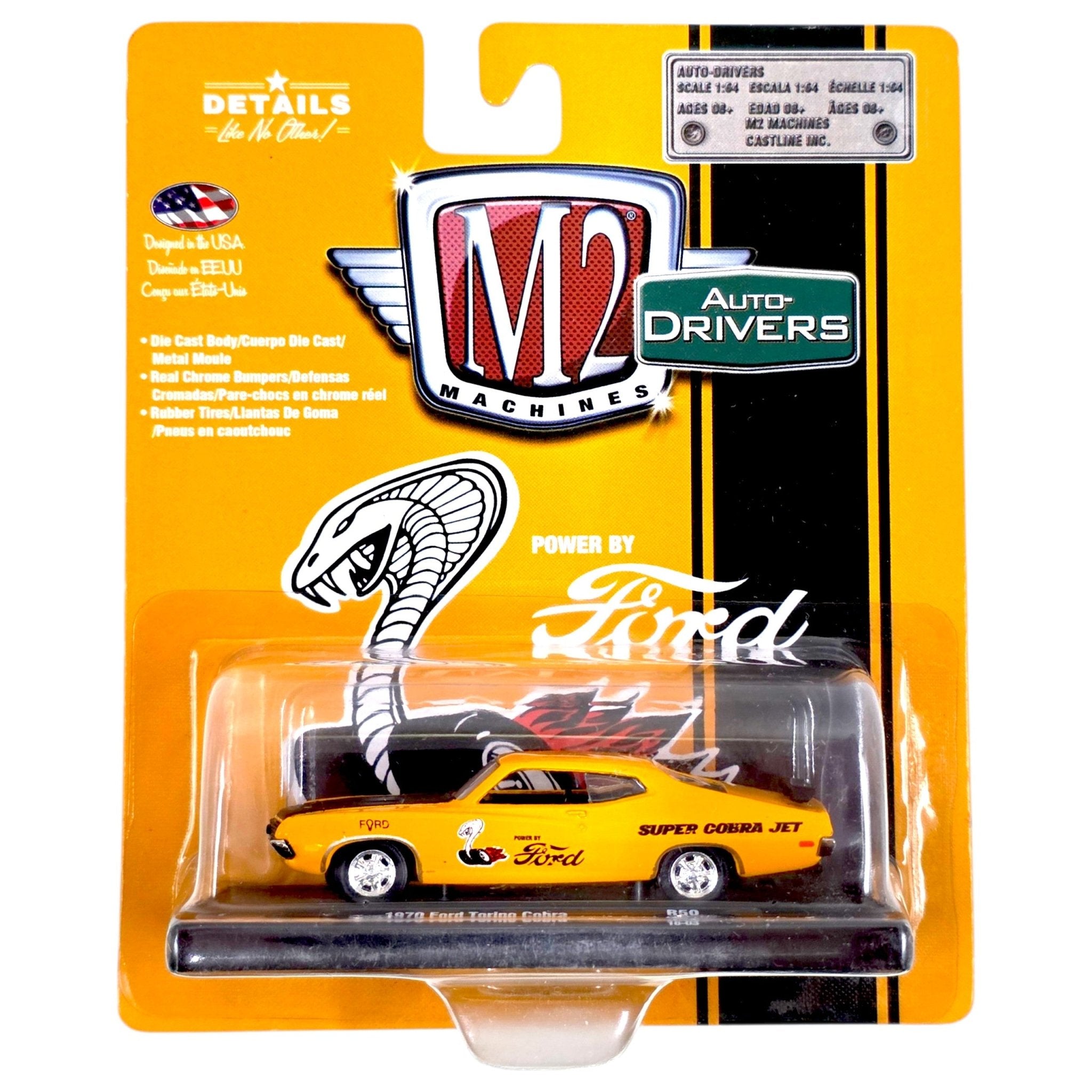 M2マシーン フォード C-950 トラック & フォード・トリノ・コブラ M2 Machines - 1970 Ford Torino Cobra - 2018 Auto-Drivers Series