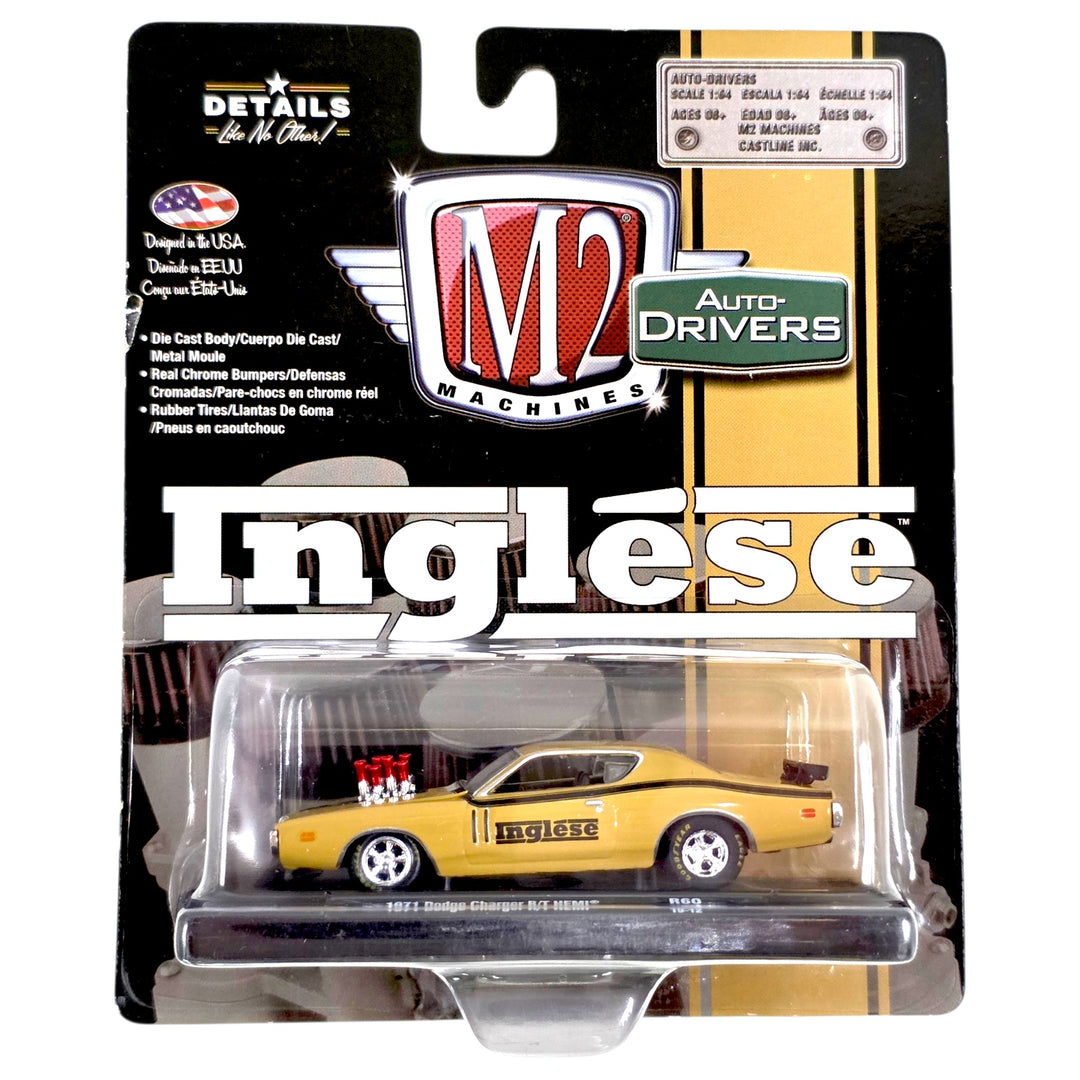 M2 Machines - 1971 Dodge Charger R/T Hemi - 2020 Auto-Drivers Series - Top CollectiblesDiecastM2 Machines