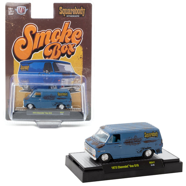 M2 Machines - 1973 Chevrolet Van Smoke Box - Squarebody Syndicate - Top CollectiblesDiecastM2 Machines