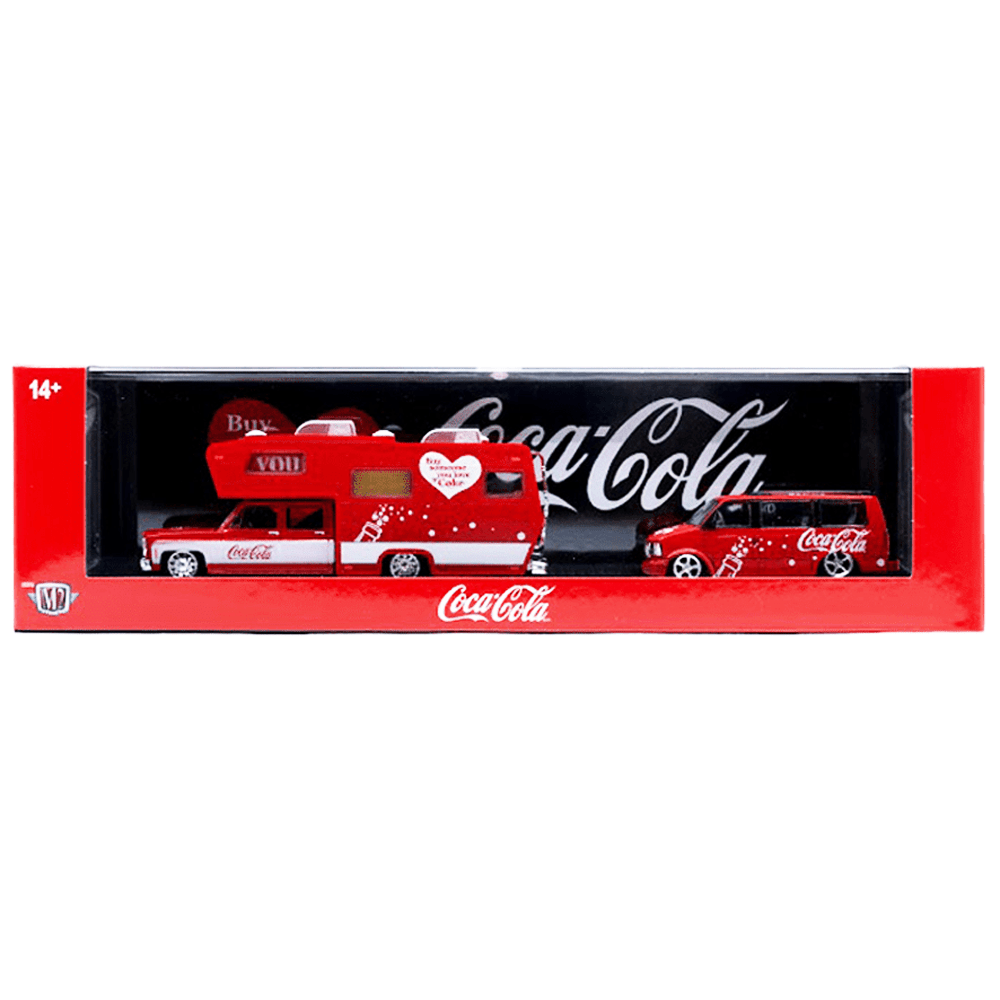 M2 Machines - 1975 Chevrolet Cheyenne Super 30 & 1995 GMC Safari Van - 2026 Auto-Haulers Coca-Cola Series - Top CollectiblesDiecastM2 Machines