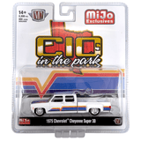 M2 Machines - 1975 Chevrolet Cheyenne Super 30 Dually – White – C10s In The Park – MiJo Exclusives Limited Edition - Top CollectiblesDiecastM2 Machines