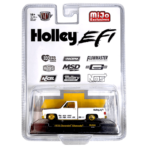 M2 Machines - 1978 Chevrolet Silverado Holley Custom – White – MiJo Exclusives *Chase* - Top CollectiblesDiecastM2 Machines