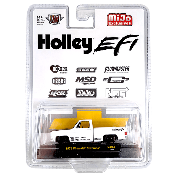 M2 Machines - 1978 Chevrolet Silverado Holley Custom – White – MiJo Exclusives - Top CollectiblesDiecastM2 Machines