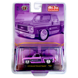 M2 Machines - 1978 Chevrolet Silverado Stepside Lowriders – Purple – MiJo Exclusives Limited Edition - Top CollectiblesDiecastM2 Machines