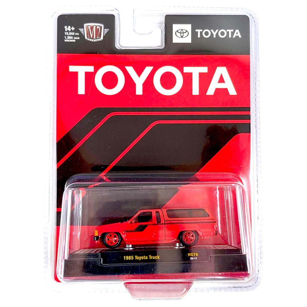 M2 Machines - 1985 Toyota Truck with Camper Shell – Red- Hobby Exclusive *Chase* - Top CollectiblesDiecastM2 Machines