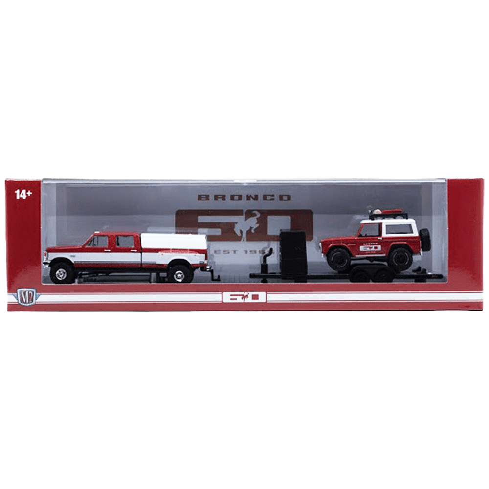 M2 Machines - 1987 Ford F-350 Truck & 1966 Ford Bronco - 2026 Auto-Haulers Series - Top CollectiblesDiecastM2 Machines
