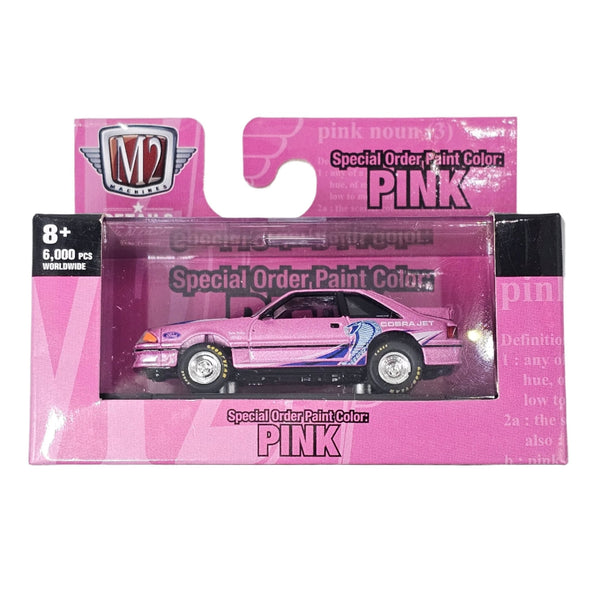 M2 Machines - 1987 Ford Mustang GT - Custom - 2021 Pink Series - Top CollectiblesDiecastM2 Machines