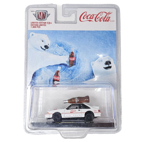 M2 Machines - 1988 Ford Mustang GT - 2021 Coca - Cola Series - Top CollectiblesDiecastM2 Machines